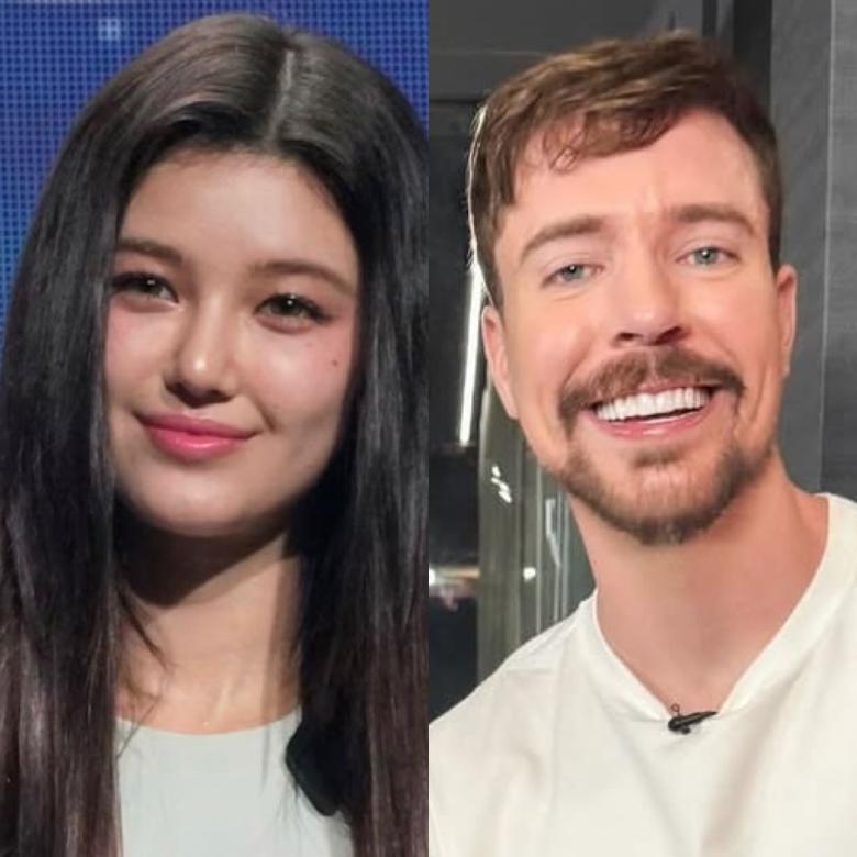 مستر بيست ودانييل من NewJeans