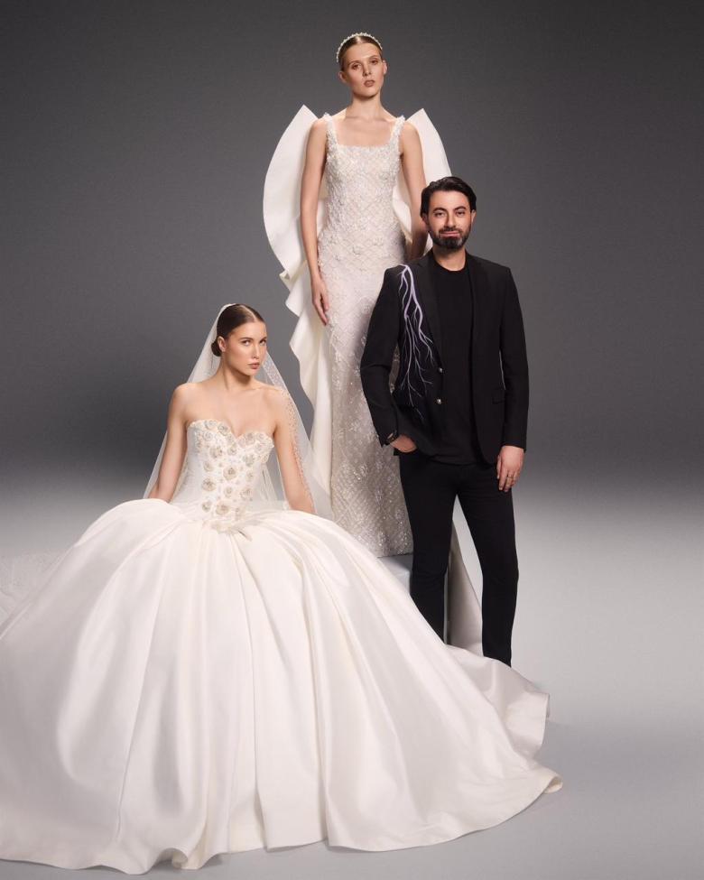 نجا سعادة يطلق مجموعة فساتين زفاف 2026 بعنوان Eternal Vow