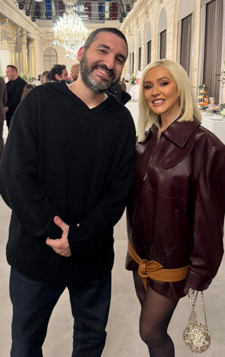 ديو استثنائي بين ابراهيم معلوف و كريستينا أغيليرا في باريس