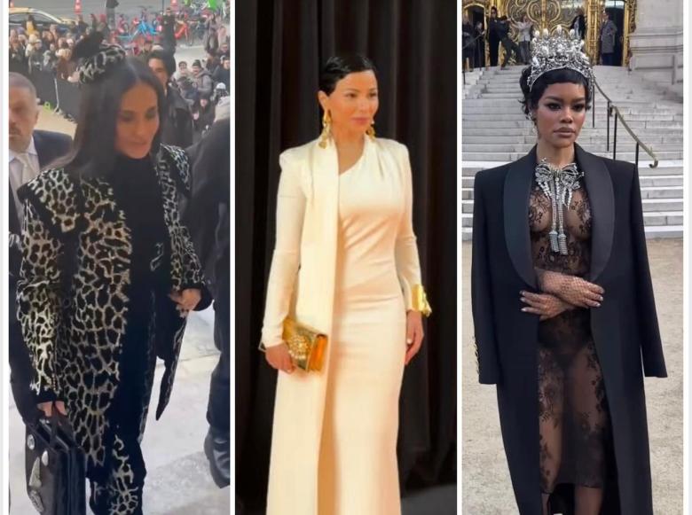 إطلالات النجمات في عرض سكياباريللي للأزياء الراقية ربيع 2026