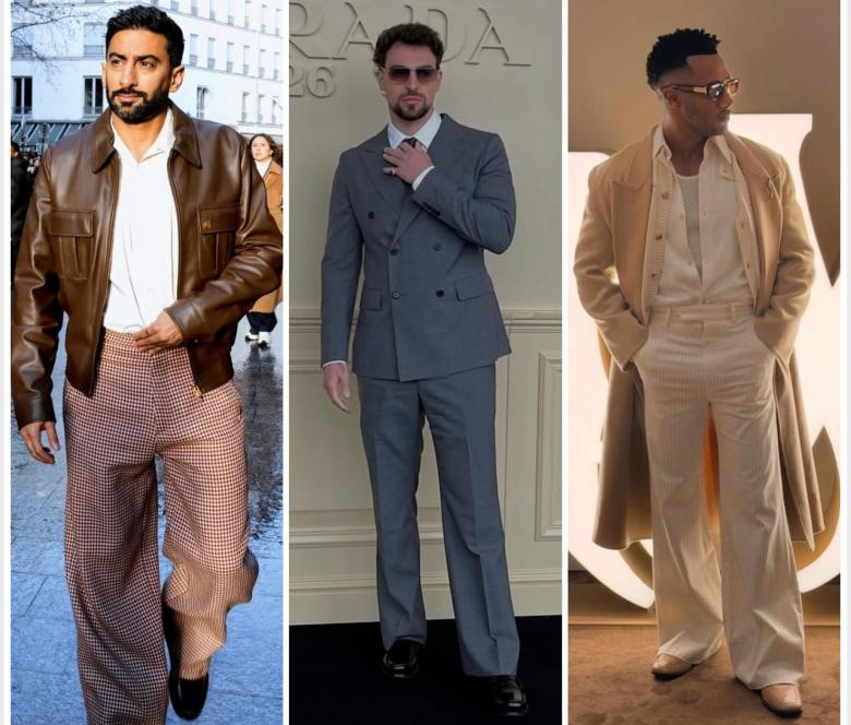 المشاهير العرب في أسبوع الموضة الرجالي لخريف وشتاء 2026