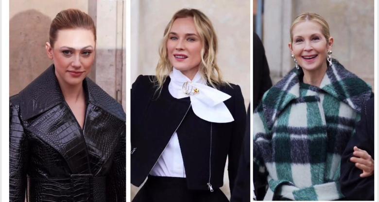 إطلالات النجمات خلال عرض باتو في أسبوع الموضة في باريس