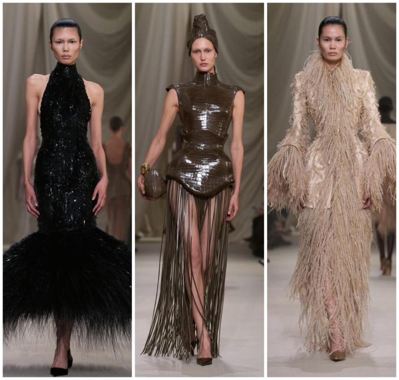 مجموعة محمد آشي ربيع 2026 في باريس… سريالية وأناقة فيكتورية