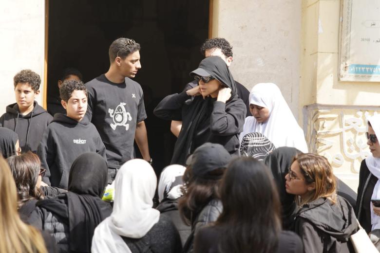 جنازة والدة ريم مصطفى