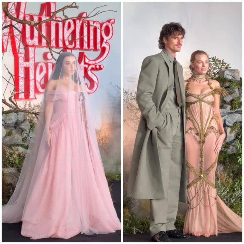 مارغوت روبي وCharli xcx تتألقان بإطلالات قوطيّة في لندن