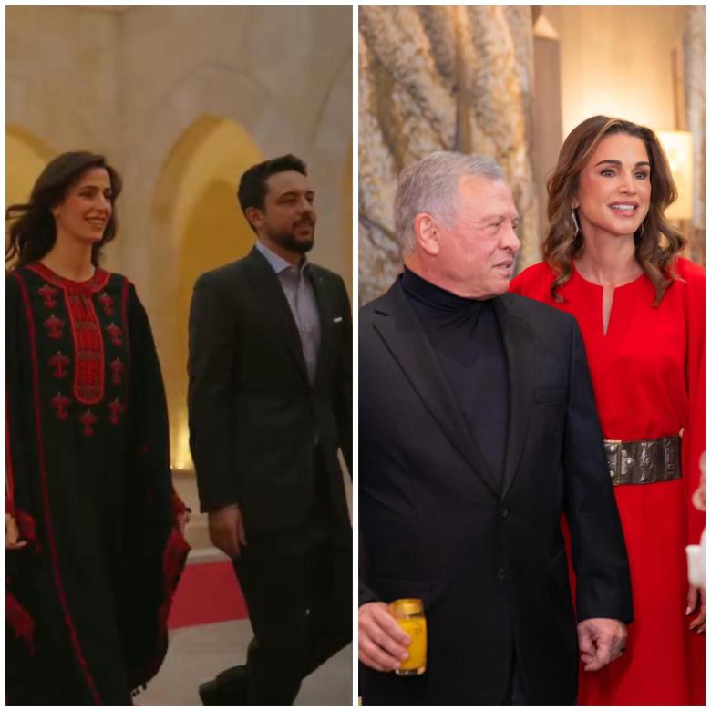 أناقة رمضانية: تفاصيل إطلالة الملكة رانيا والأميرة رجوة