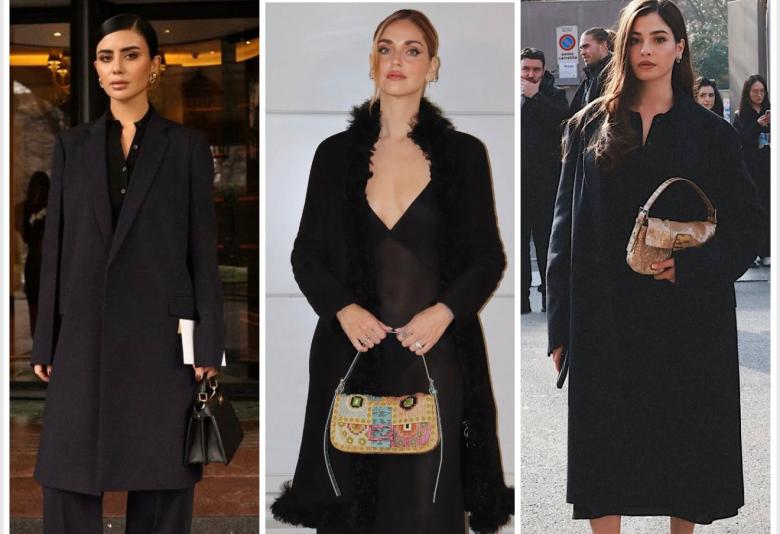 الأسود يسيطر على إطلالات النجمات في عرض فندي خريف 2026 