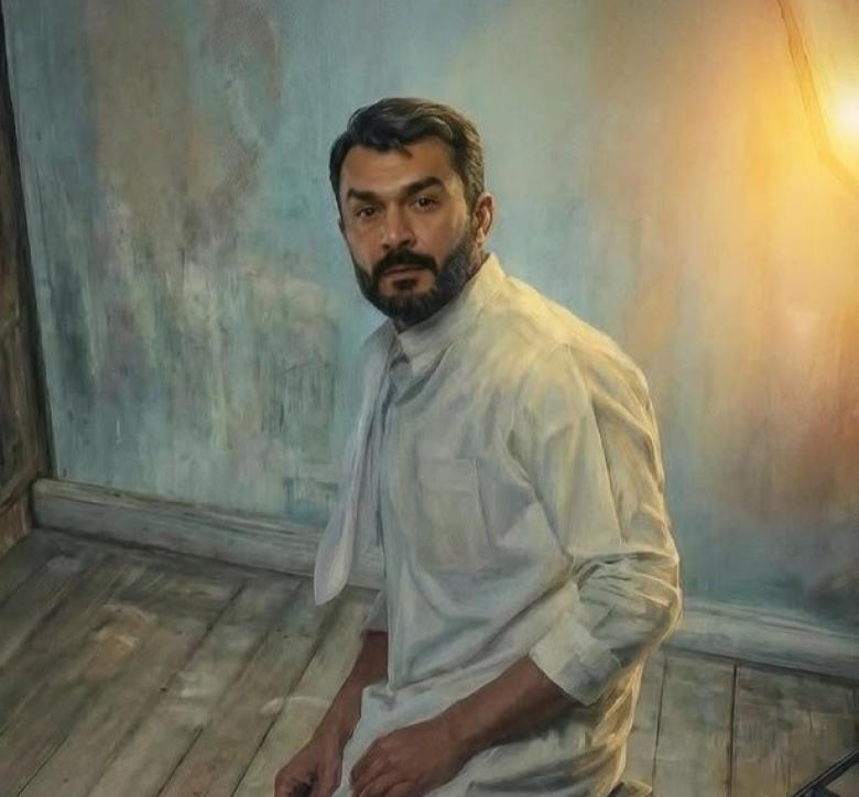 عبدالله بهمن - صورة معدلة من السوشيال ميديا