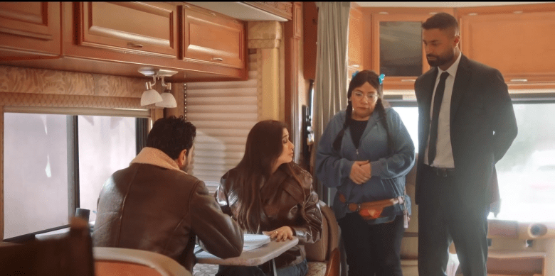 مشهد من مسلسل وننسى اللي كان