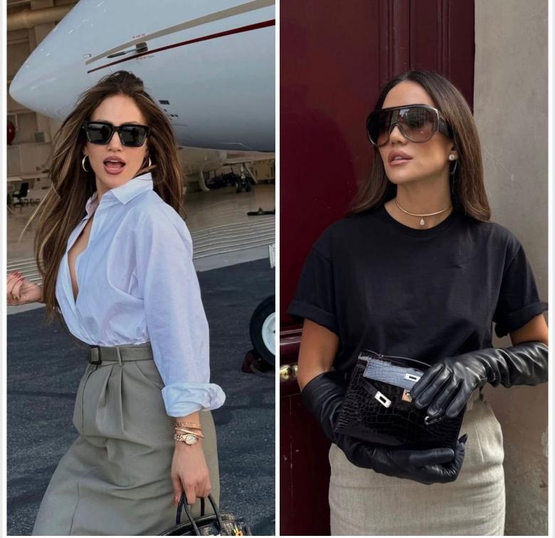  النظارات الشمسية الكبيرة: من منصات الأزياء إلى النجمات 