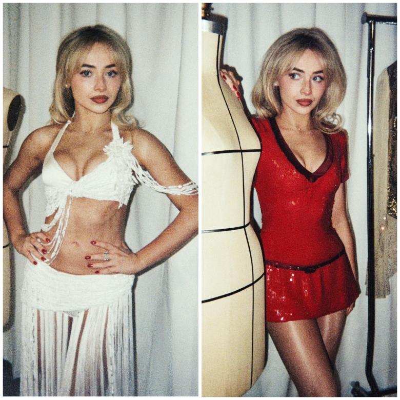 سابرينا كاربنتر تتألق بأربع إطلالات من ديور في كوتشيلا - مصدر الصور من Alfredo Flores / Sarah Carpenter