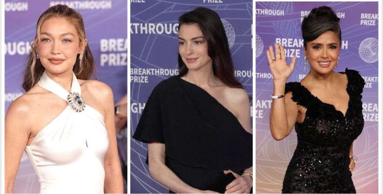 من جيجي حديد إلى آن هاثاواي: أجمل لوكات Breakthrough Prize 