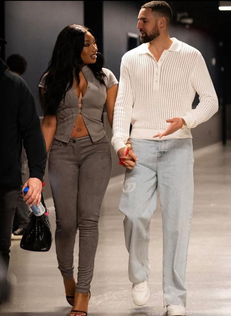 ميغان ثي ستاليون وكلاي طومبسون - صورة من إنستغرام