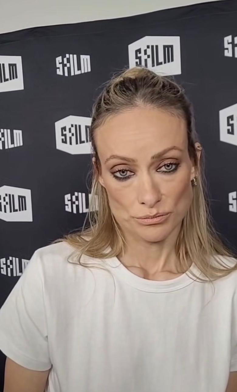 أوليفيا وايلد كما ظهرت في إحدى المقابلات