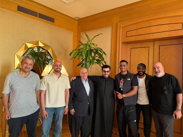 محمد رمضان وتركي آل الشيخ