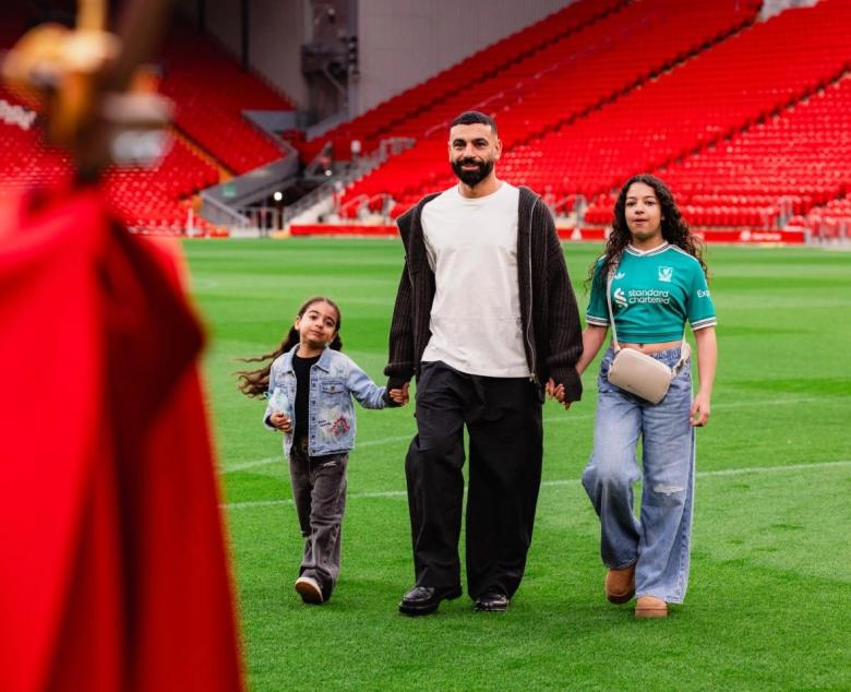 محمد صلاح وبناته