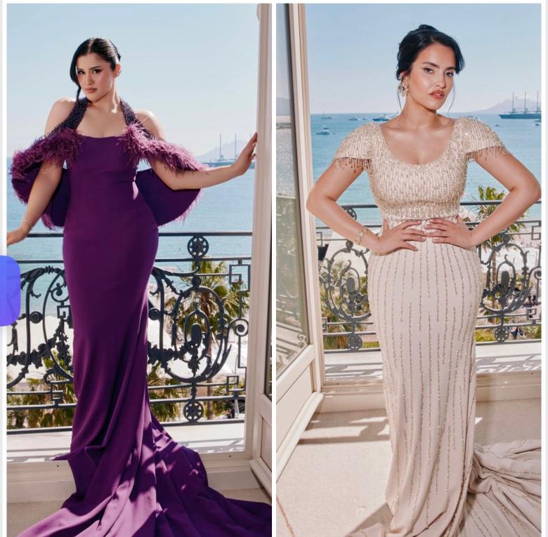 إطلالات يسر ومريم الخالدي في مهرجان كان من Velvety Couture 