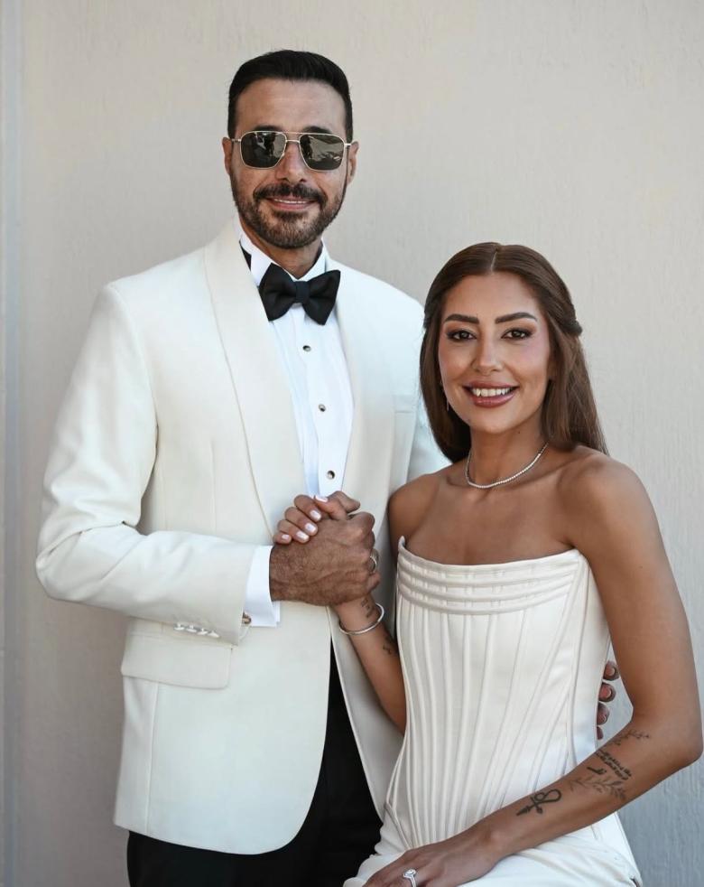 زواج أحمد السعدني وميرنا الهلباوي