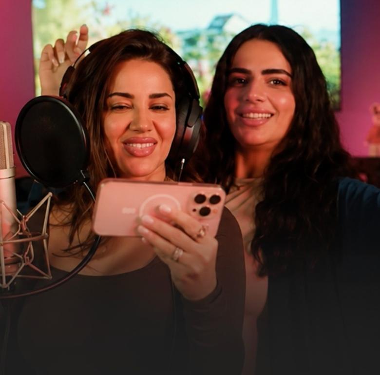 ديانا حداد وابنتها