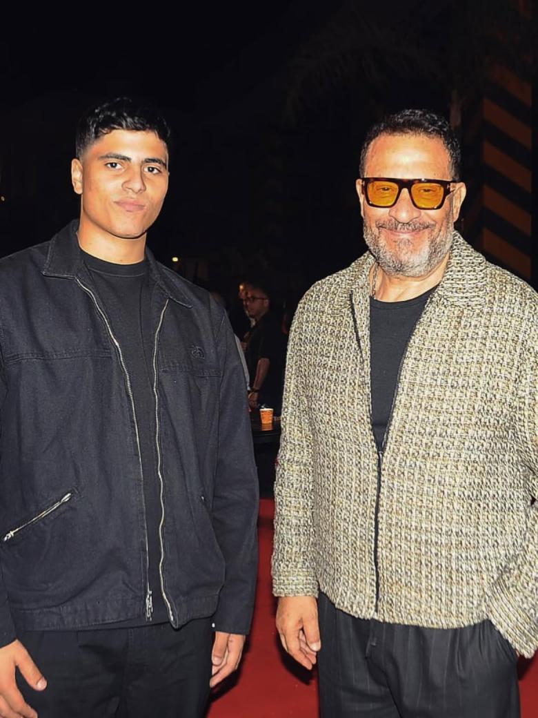 ماجد المصري و ابنه آدم