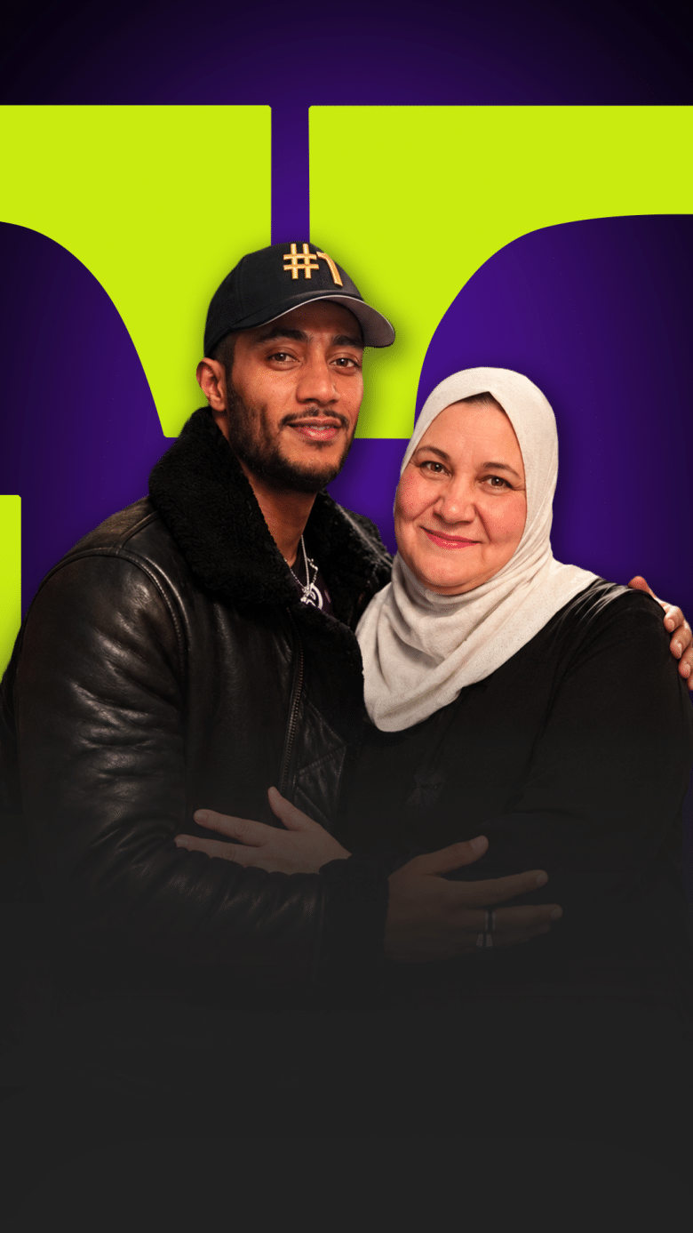 محمد رمضان ووالدته
