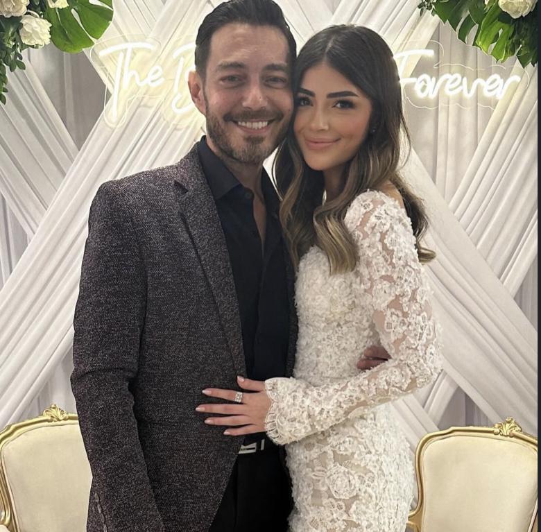 أحمد زاهر وابنته ليلى