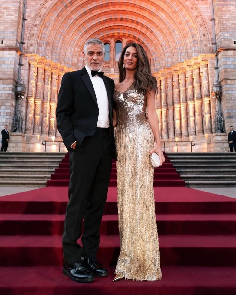 جورج كلوني و أمل - مصدر من انستغرام: Clooney Foundation for Justice