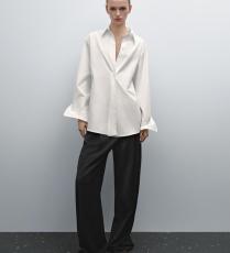 قميص أبيض من ماسيمو دوتي Massimo Dutti