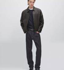 جاكيت جلد من Massimo Dutti