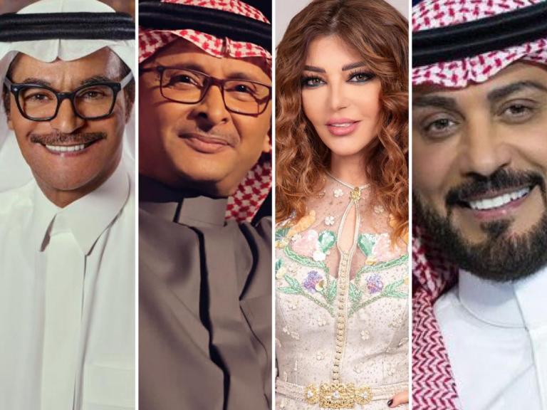 ماجد المهندس و سميرة سعيد و عبد المجيد عبدالله و رابح صقر
