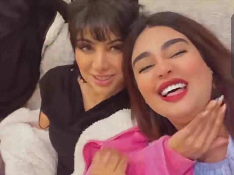 ليالي دهراب و شيلاء سبت - صورة معدلة من سناب شات
