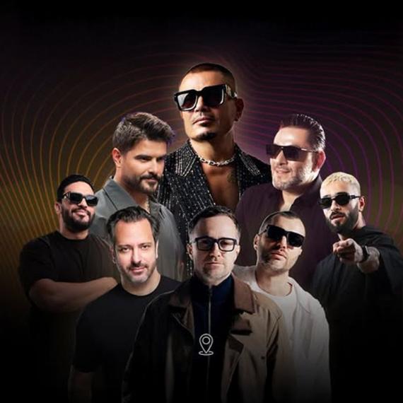 النجوم المشاركين في مهرجان ليالي العرب على جزيرة المها في الدوحة 