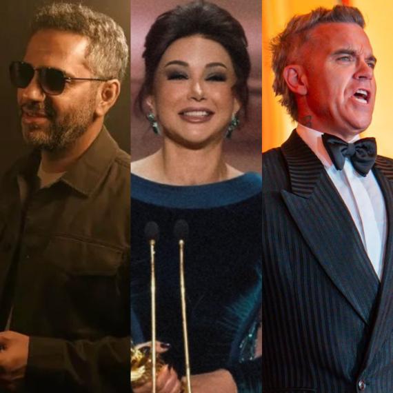 روبي ويليامز وكاريس بشار وفضل شاكر