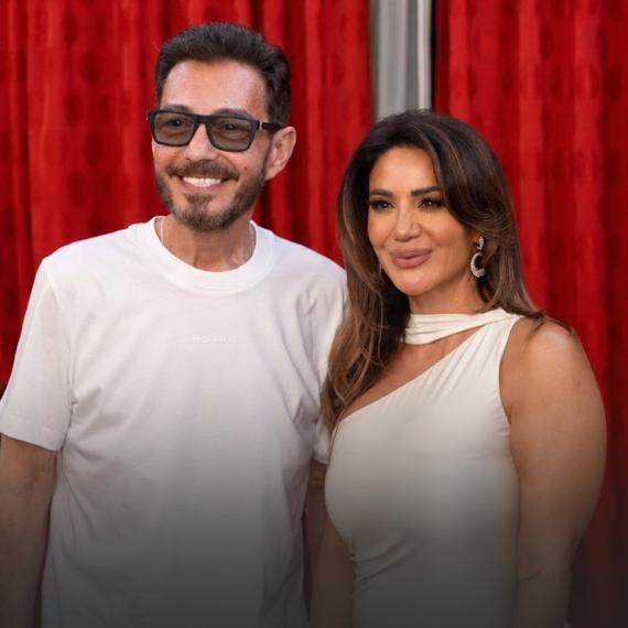 ديانا حداد وأحمد زاهر
