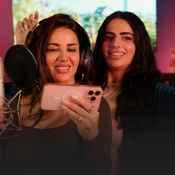 ديانا حداد وابنتها