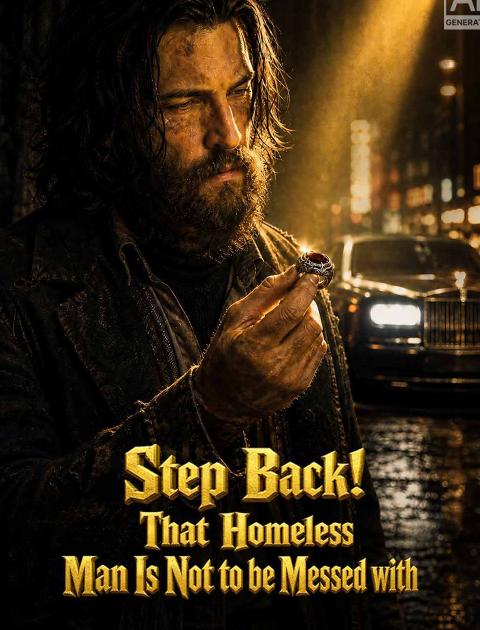 Step Back! That Homeless Man Is Not to be Messed with