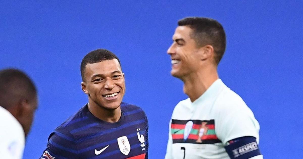 كيليان مبابي يوث ق لحظات لقائه مع ملهمه كريستيانو رونالدو Et بالعربي