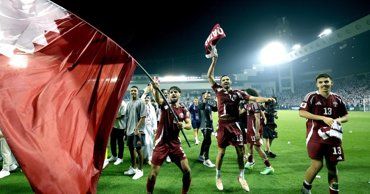 فرحة قطرية كبيرة بعد تأهل المنتخب القطري لكأس العالم 2026 على حساب المنتخب الإماراتي 