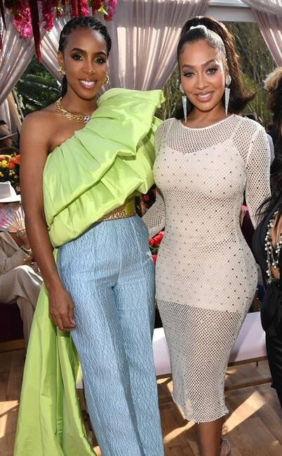Kelly Rownland and La La Anthony-Getty Images