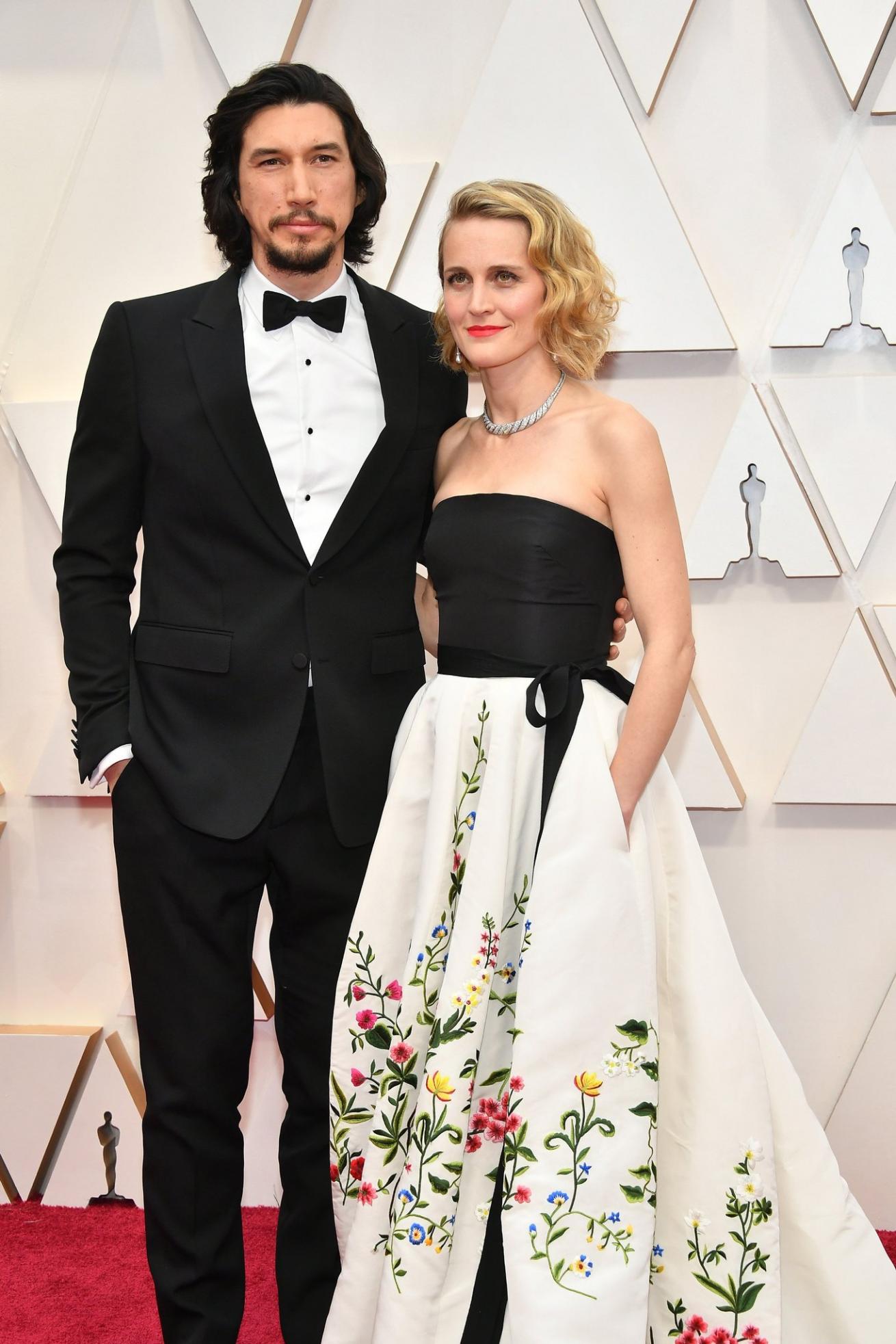 Adam Driver and Joanne Tucker-Getty Images