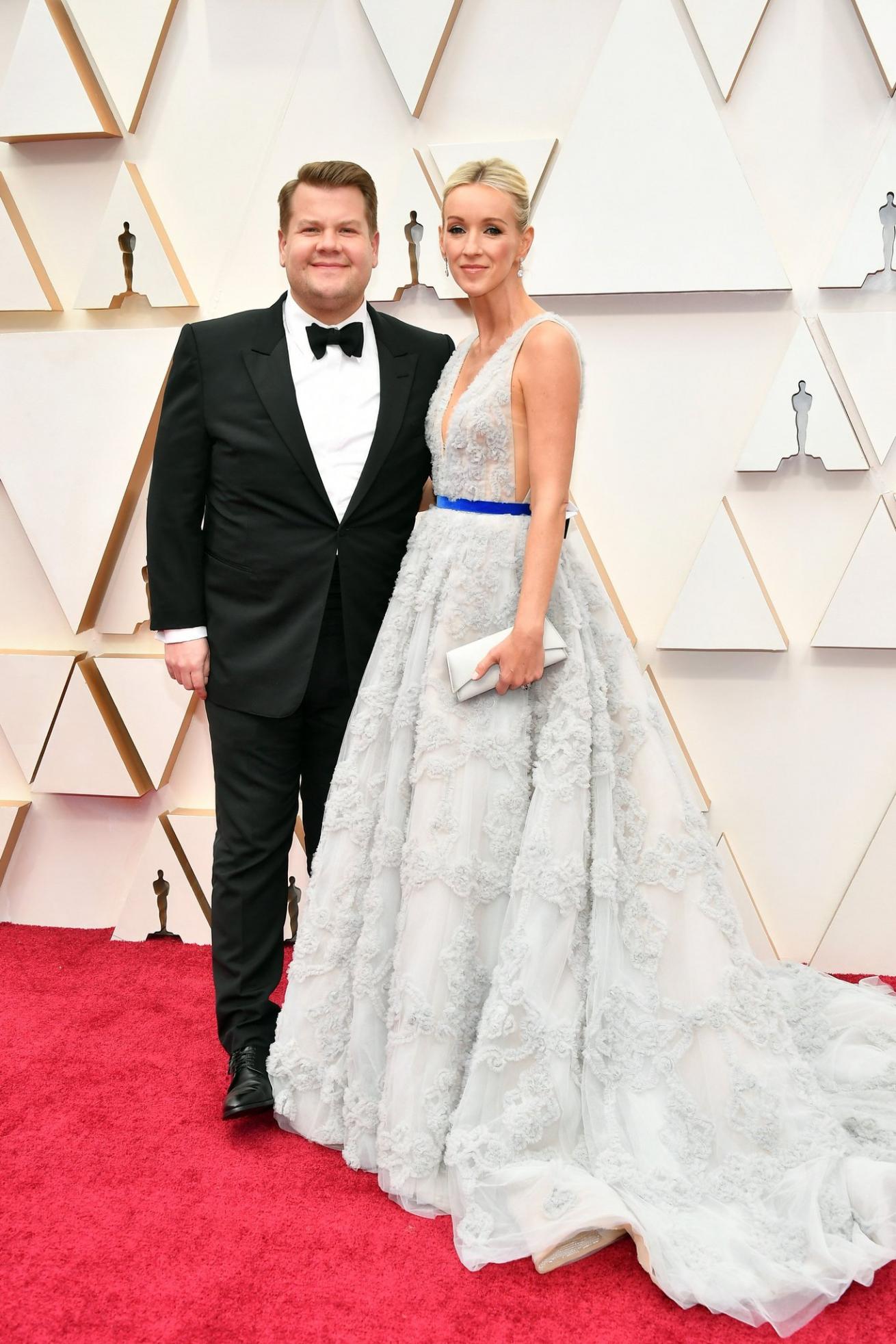 James Corden and Jullia Carey-Getty Images