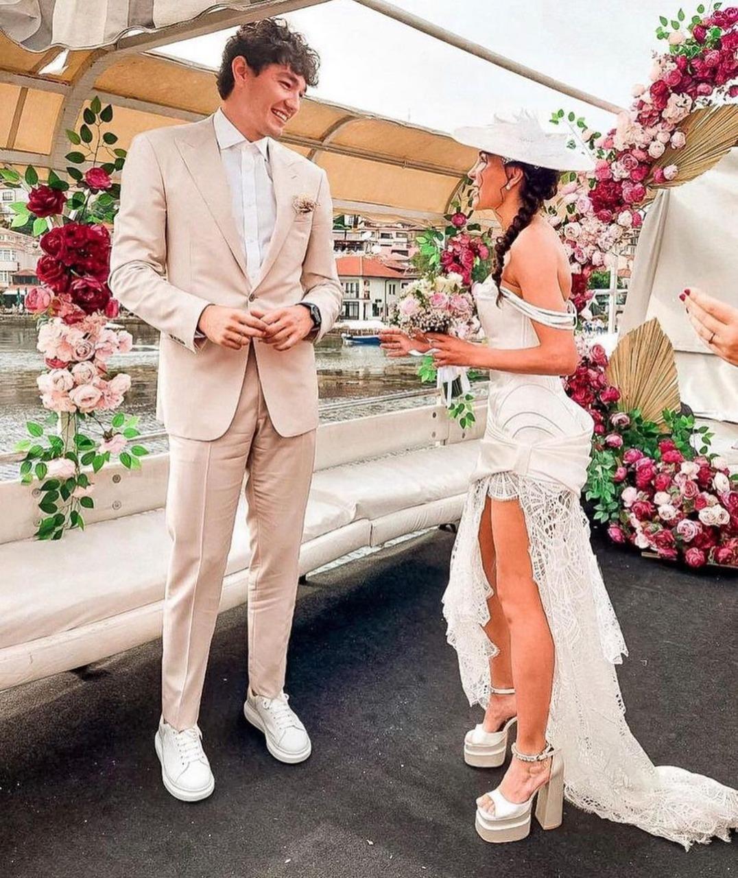 صور زفاف إيبرو شاهين بطلة زهرة الثالثوث