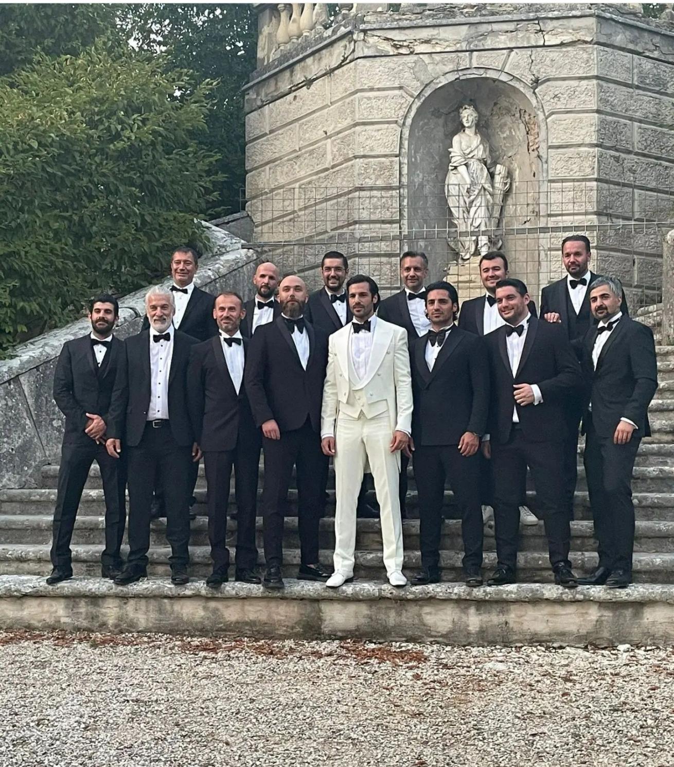 حفل زفاف أوزجي غوريل وسيركان  تشاي أوغلو في إيطاليا