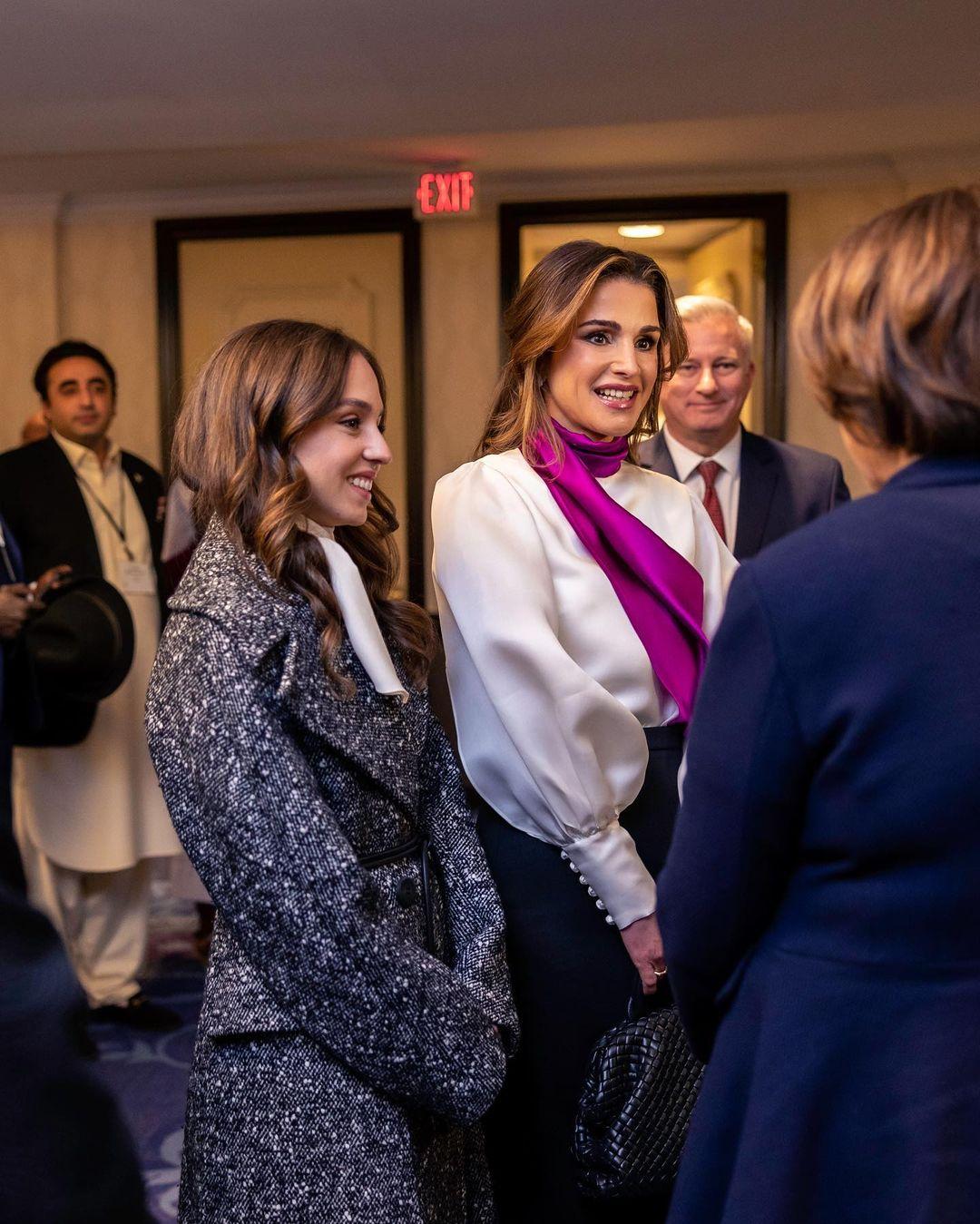 إطلالات الملكة رانيا العبدالله في واشنطن