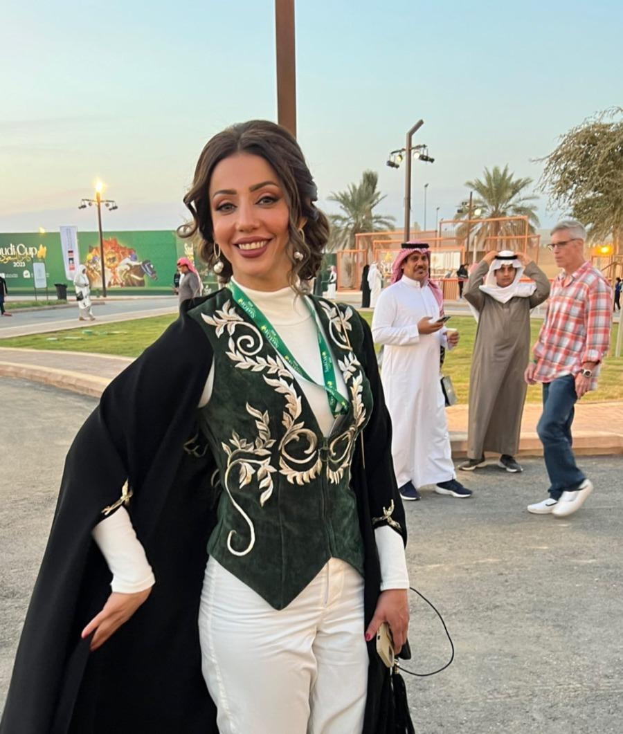 اطلالات المشاهير من بطولة كأس السعودية