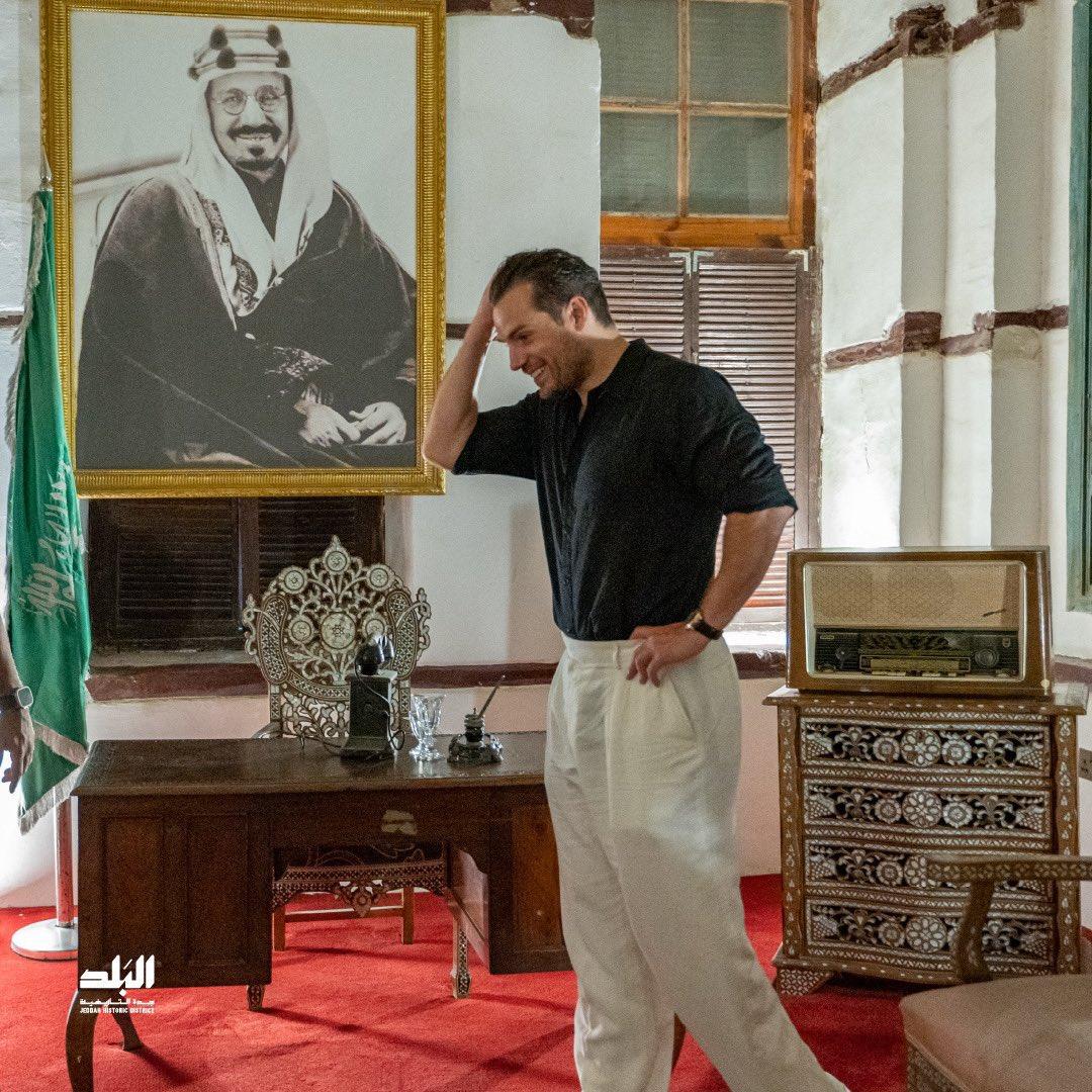 صور من زيارة هنري كافيل إلى السعودية 