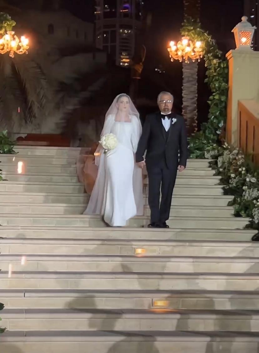 حفل زفاف دانيا الشافعي .. صور من إطلالتها والأجواء 