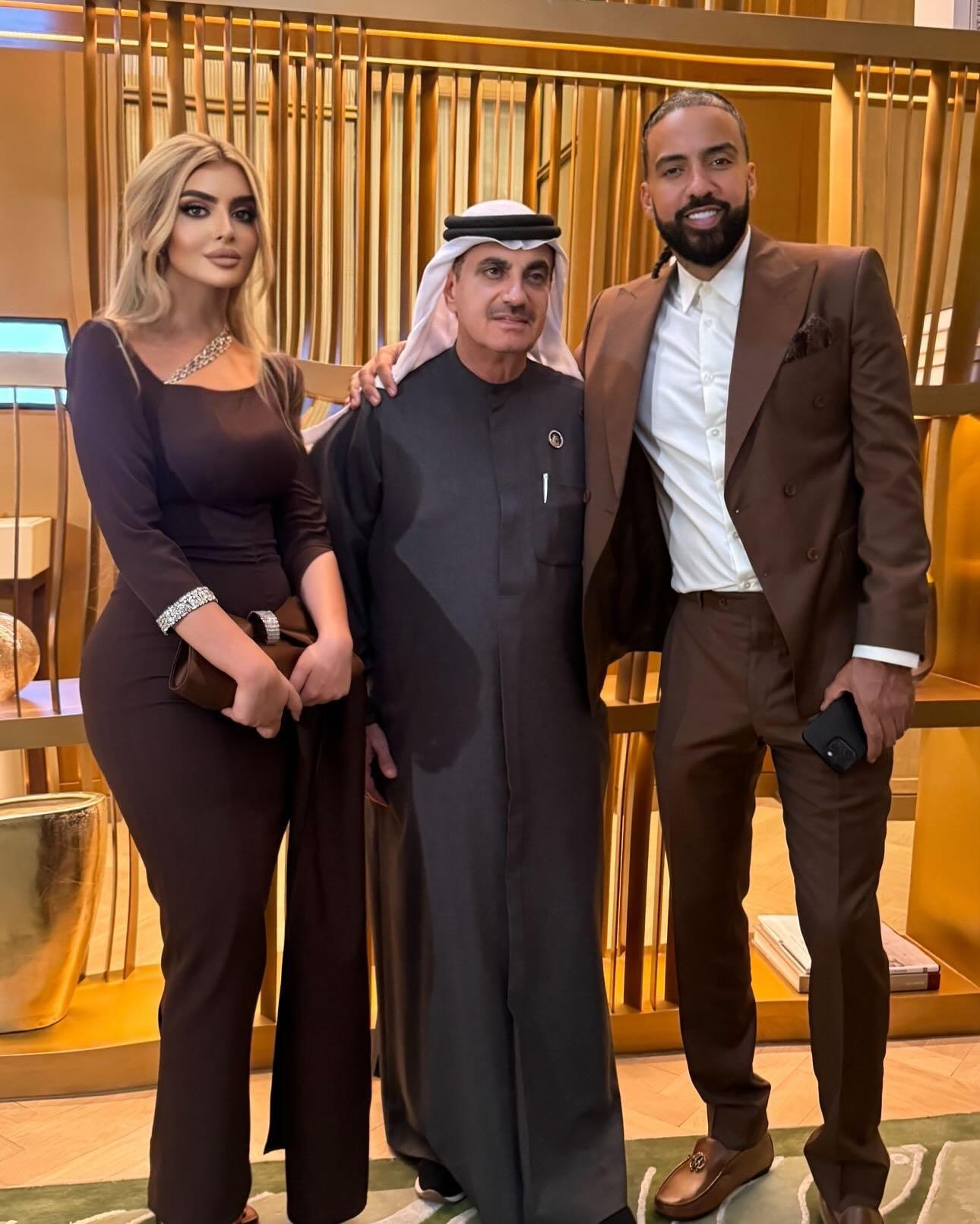 الشيخة مهرة و فرنش مونتانا