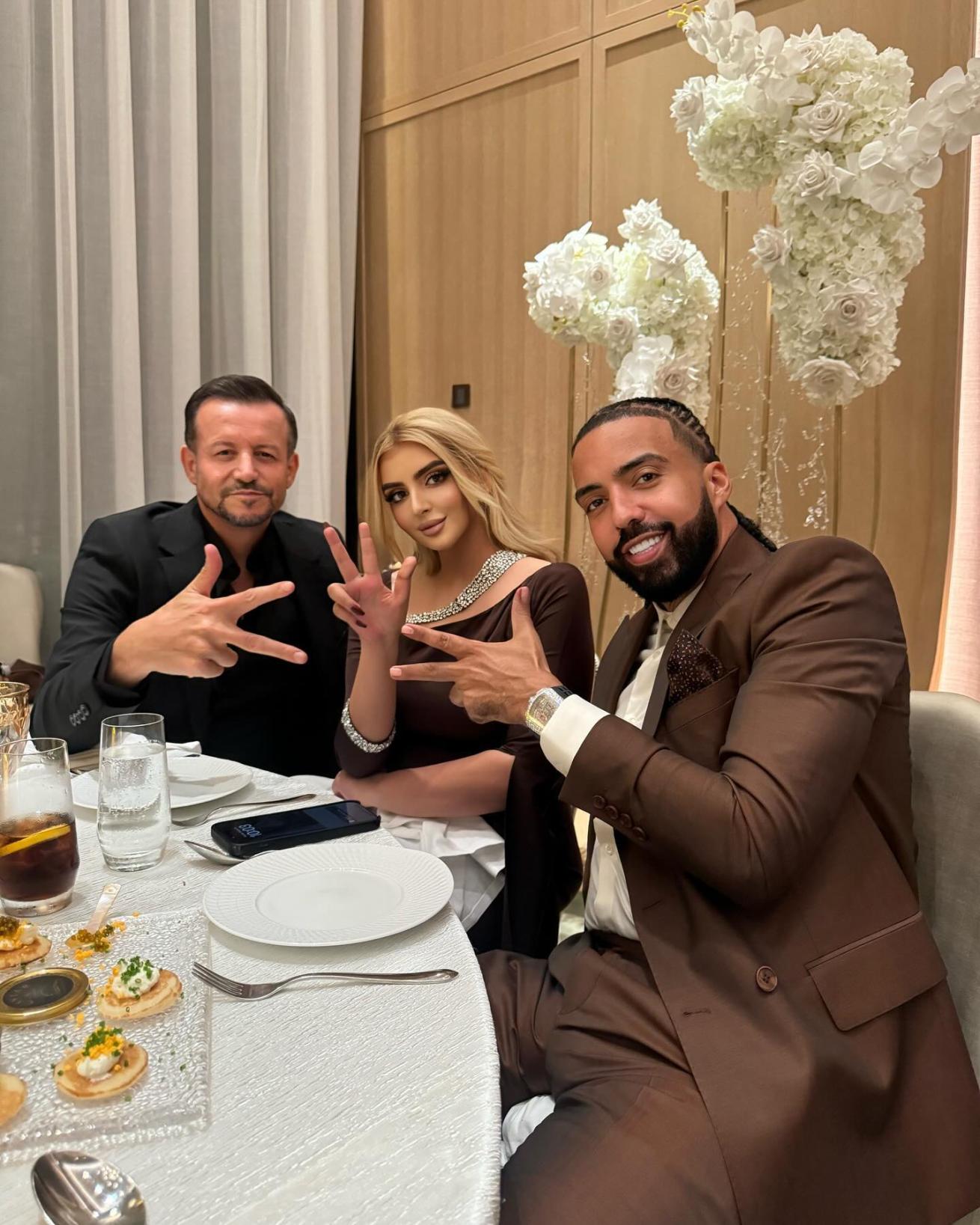 الشيخة مهرة و فرنش مونتانا