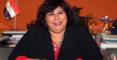 إيناس عبد الدايم وزيرة الثقافة المصرية